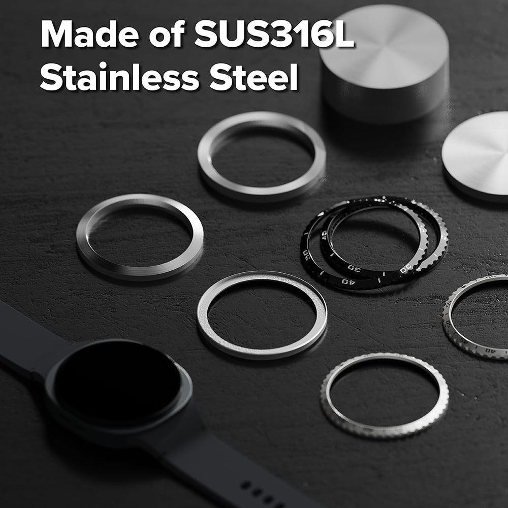 Ringke Inner Styling Schutzrahmen für Samsung Galaxy Watch8 Classic, Silber