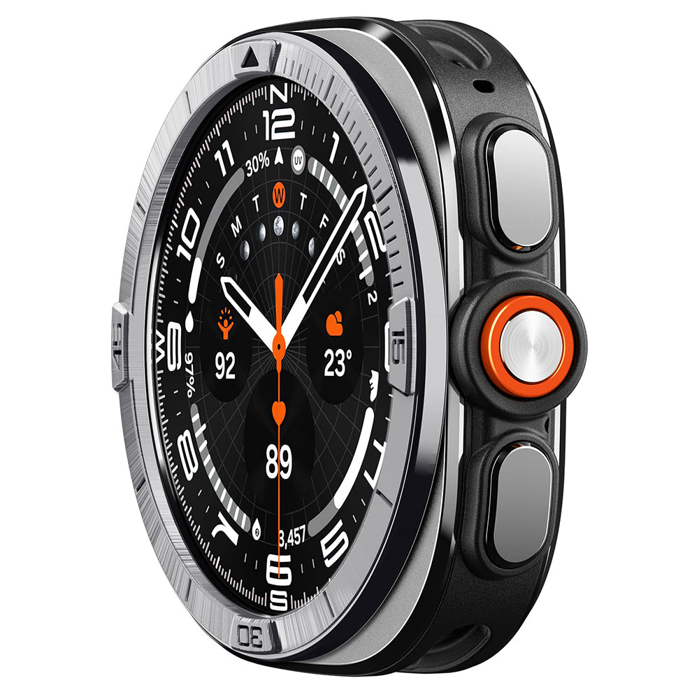 Spigen Tune Pilot Schutzrahmen für Samsung Galaxy Watch Ultra2, Silber ACS11616