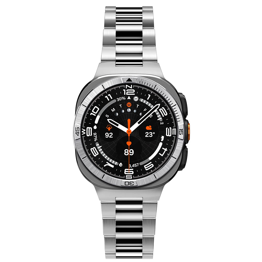 Spigen Tune Pilot Schutzrahmen für Samsung Galaxy Watch Ultra2, Silber ACS11616