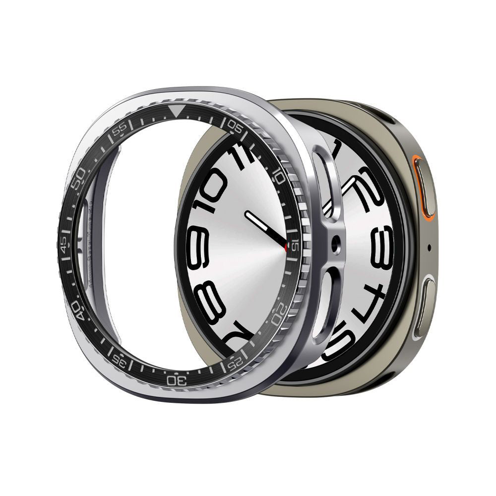 Spigen Tune Pro Diver Schutzrahmen für Samsung Galaxy Watch8 44mm, Schwarz