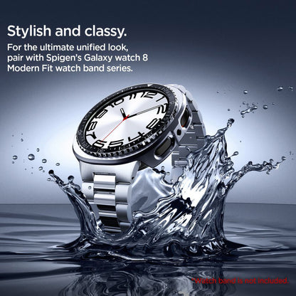 Spigen Tune Pro Diver Schutzrahmen für Samsung Galaxy Watch8 44mm, Schwarz