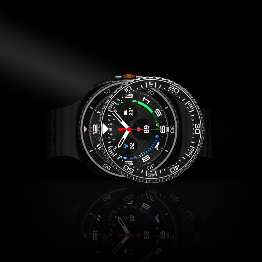 Spigen Tune Pro Diver Schutzrahmen für Samsung Galaxy Watch8 Classic, Schwarz