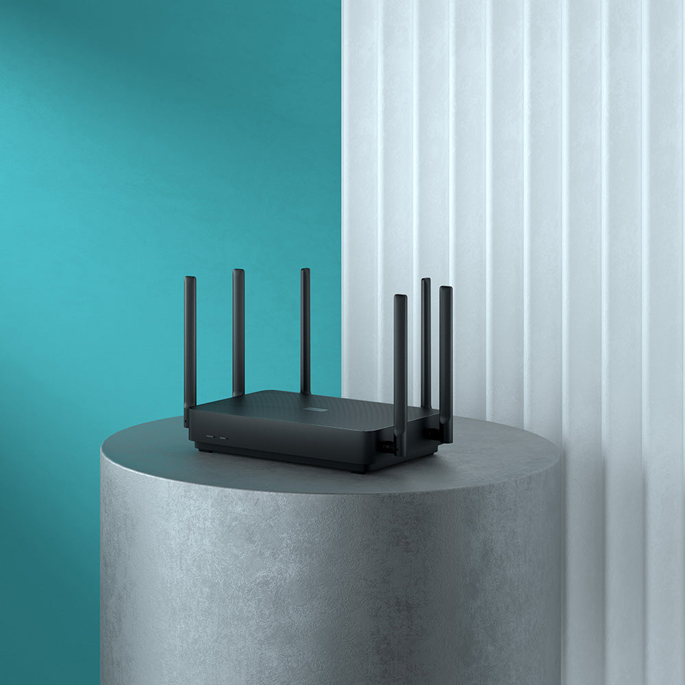 WLAN-Router Xiaomi AX3200, Dualband, Wi-Fi 6, Schwarz DVB4314GL