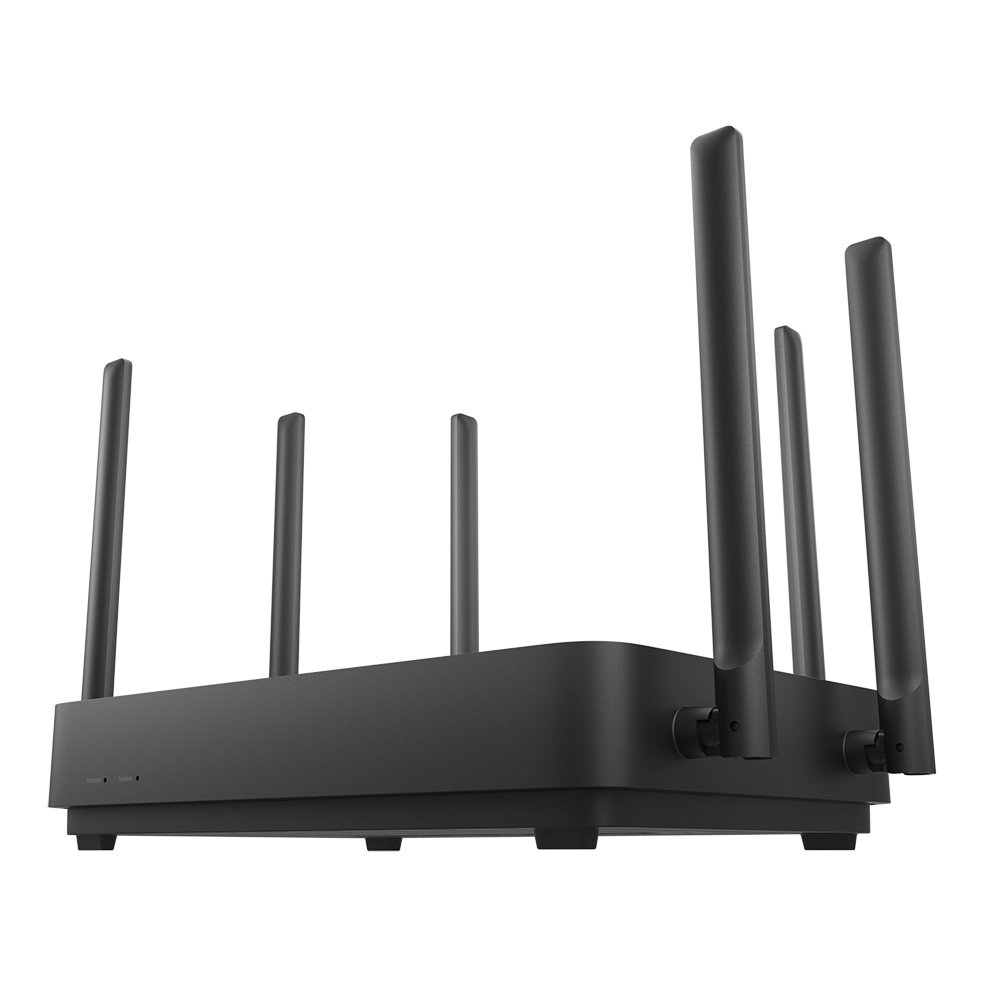 WLAN-Router Xiaomi AX3200, Dualband, Wi-Fi 6, Schwarz DVB4314GL