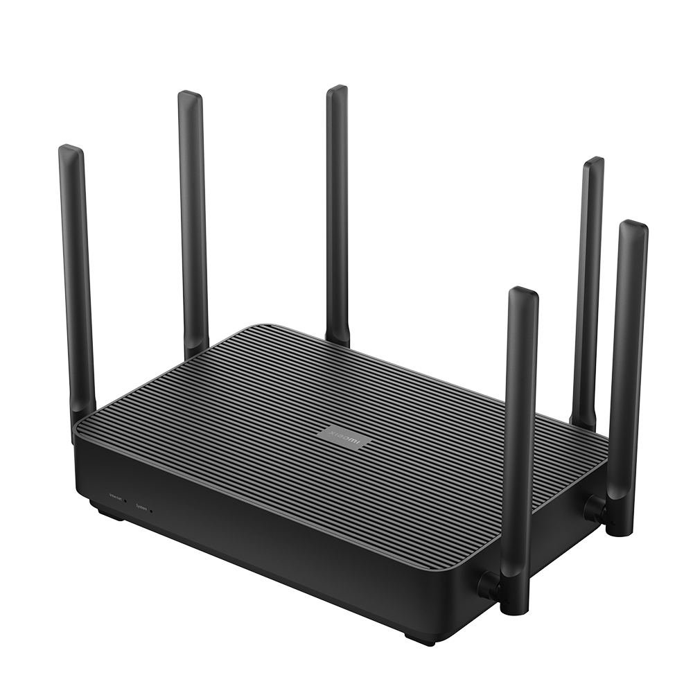 WLAN-Router Xiaomi AX3200, Dualband, Wi-Fi 6, Schwarz DVB4314GL