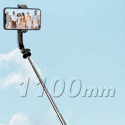 Selfie Stick Bluetooth Dudao F18S 4in1, Universal, Schwarz