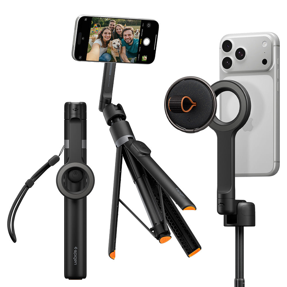 Selfie Stick Bluetooth Spigen S582W, Universal, Schwarz AMP11372