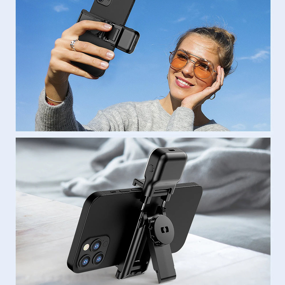 Selfie Stick Bluetooth Techsuit C01s, Universal, Schwarz