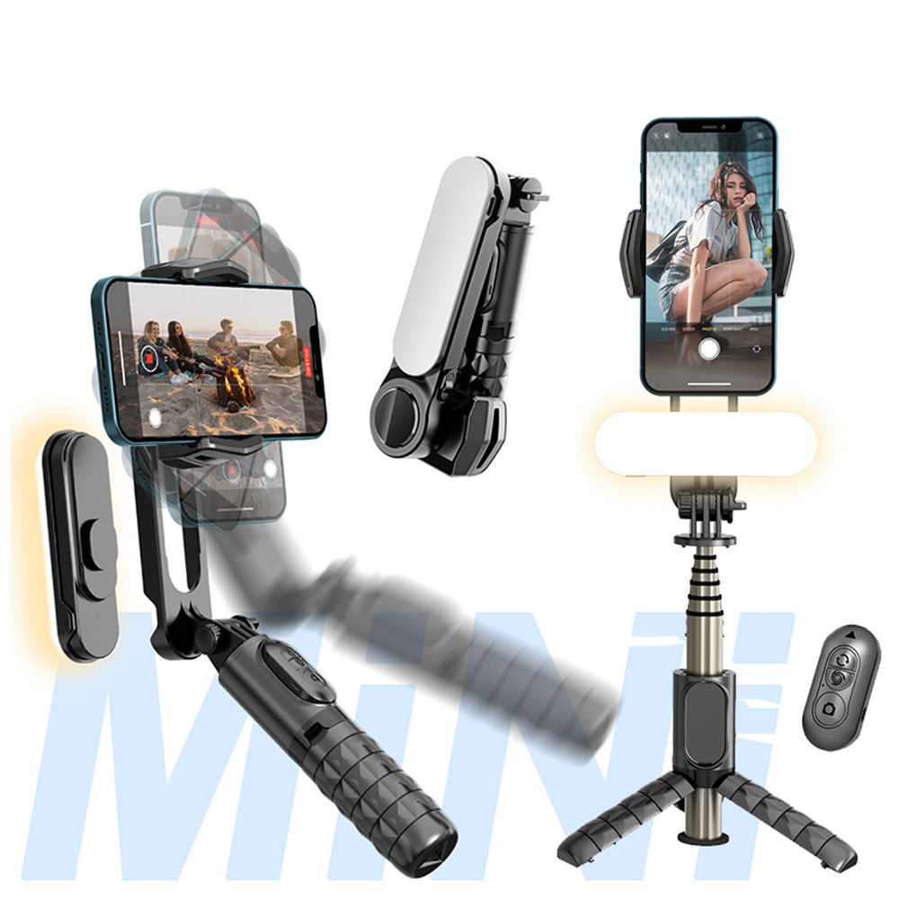 Selfie Stick Bluetooth Techsuit Q09, Universal, Schwarz