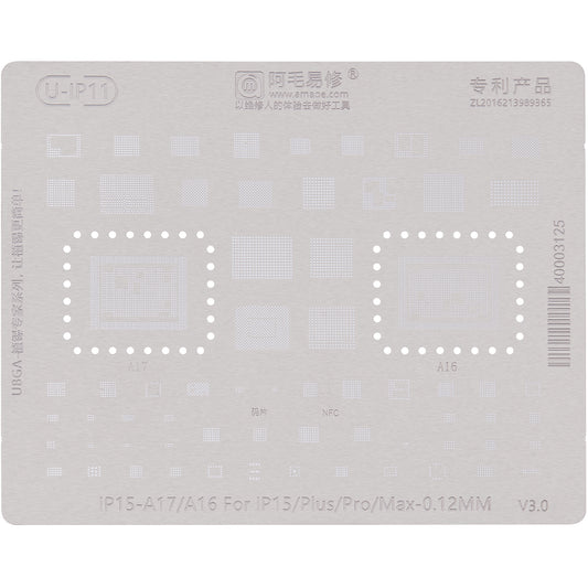 Amaoe U-IP11 BGA Stencil for Apple iPhone 15 Series