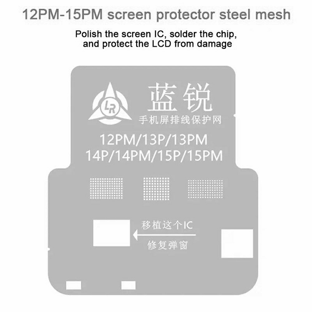 BGA-Schablone Lanrui für Apple iPhone 11 - 15 Serie