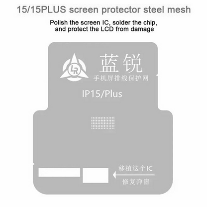 BGA-Schablone Lanrui für Apple iPhone 11 - 15 Serie