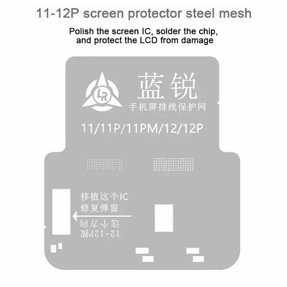 BGA-Schablone Lanrui für Apple iPhone 11 - 15 Serie