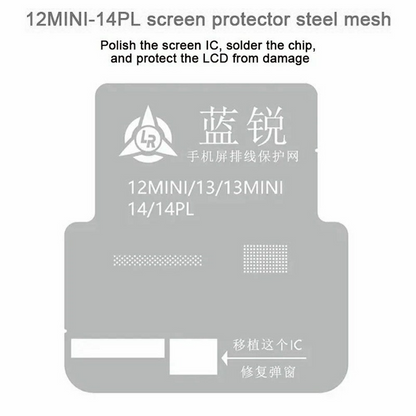 BGA-Schablone Lanrui für Apple iPhone 11 - 15 Serie