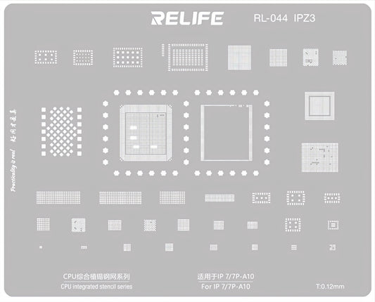 BGA-Sieb Relife RL-044 IPZ3 für Apple iPhone 7 / 7 Plus, CPU