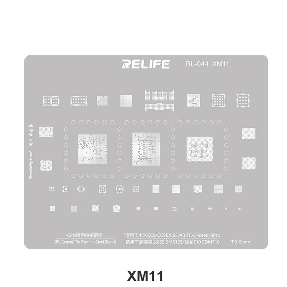 BGA-Schablone Relife RL-044 V2.0 für CPU Xiaomi Serie