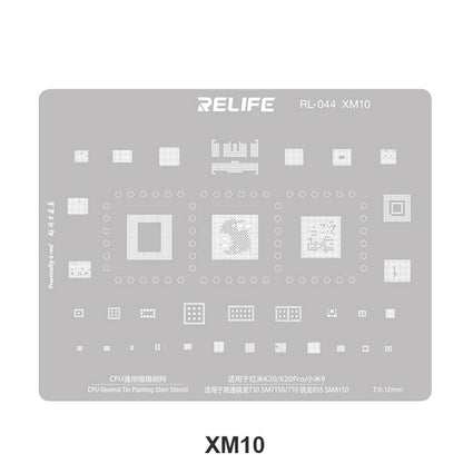 BGA-Schablone Relife RL-044 V2.0 für CPU Xiaomi Serie