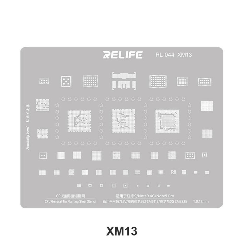 BGA-Schablone Relife RL-044 V2.0 für CPU Xiaomi Serie