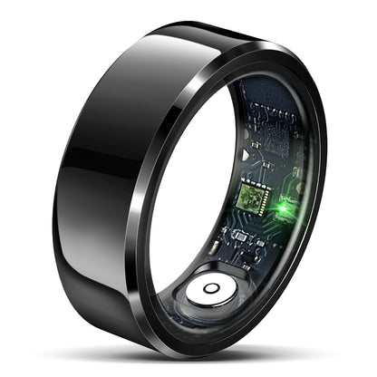 Smart Ring Techsuit R6, Größe 8, Schwarz