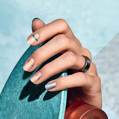 Smart Ring Techsuit R6, Größe 8, Schwarz