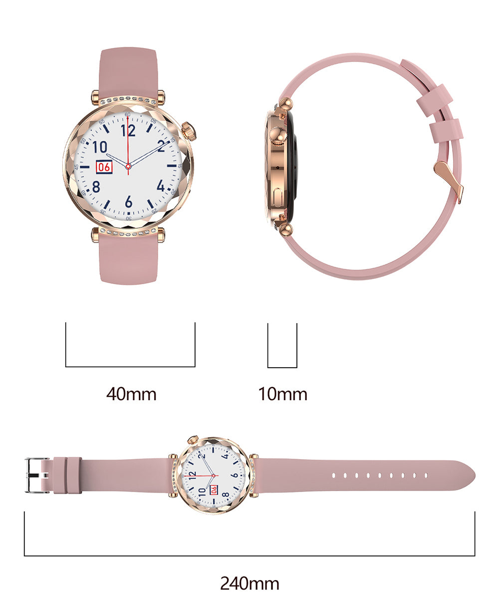 Smartwatch Blavec W19 LIANA, Roségold