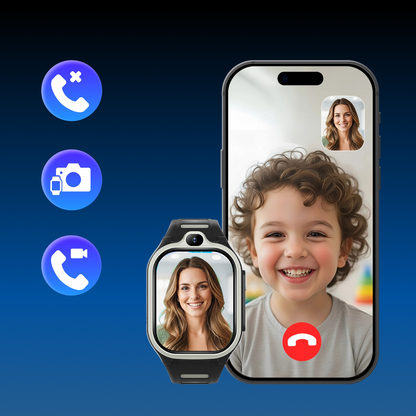 Smartwatch Forever Kids Boost KW-530 Call, Schwarz