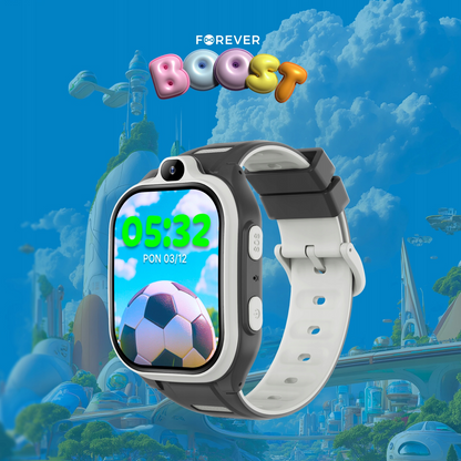 Smartwatch Forever Kids Boost KW-530 Call, Schwarz