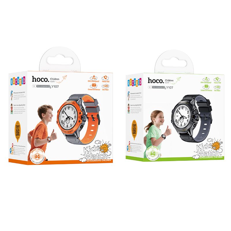 Smartwatch HOCO Y107 Kids Call, Orange