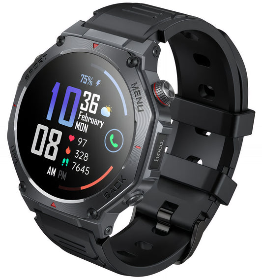 Smartwatch HOCO Y37 Call, Schwarz