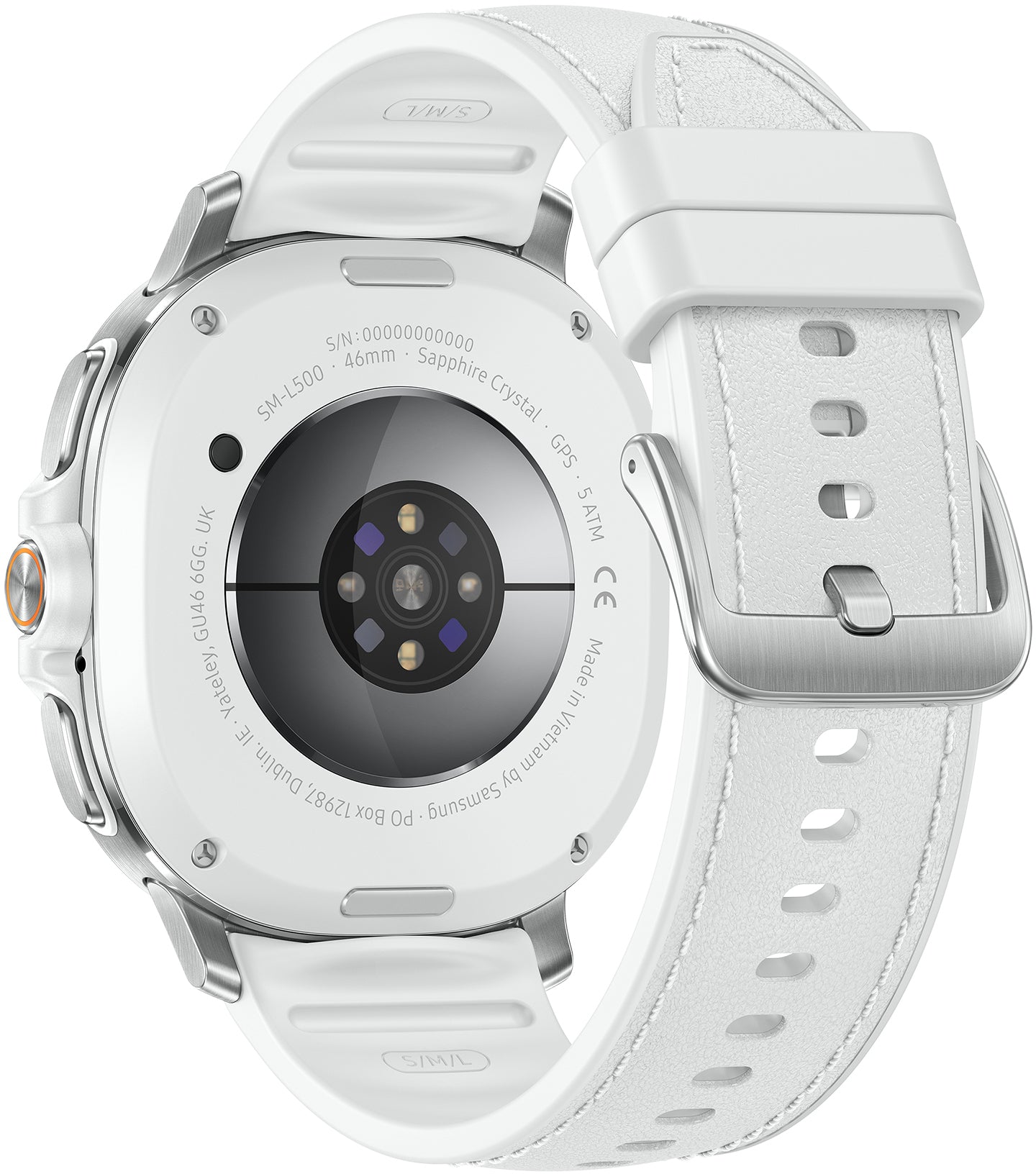 Smartwatch Samsung Galaxy Watch8 Classic, 46mm, BT, Weiß SM-L500NZWAEUE