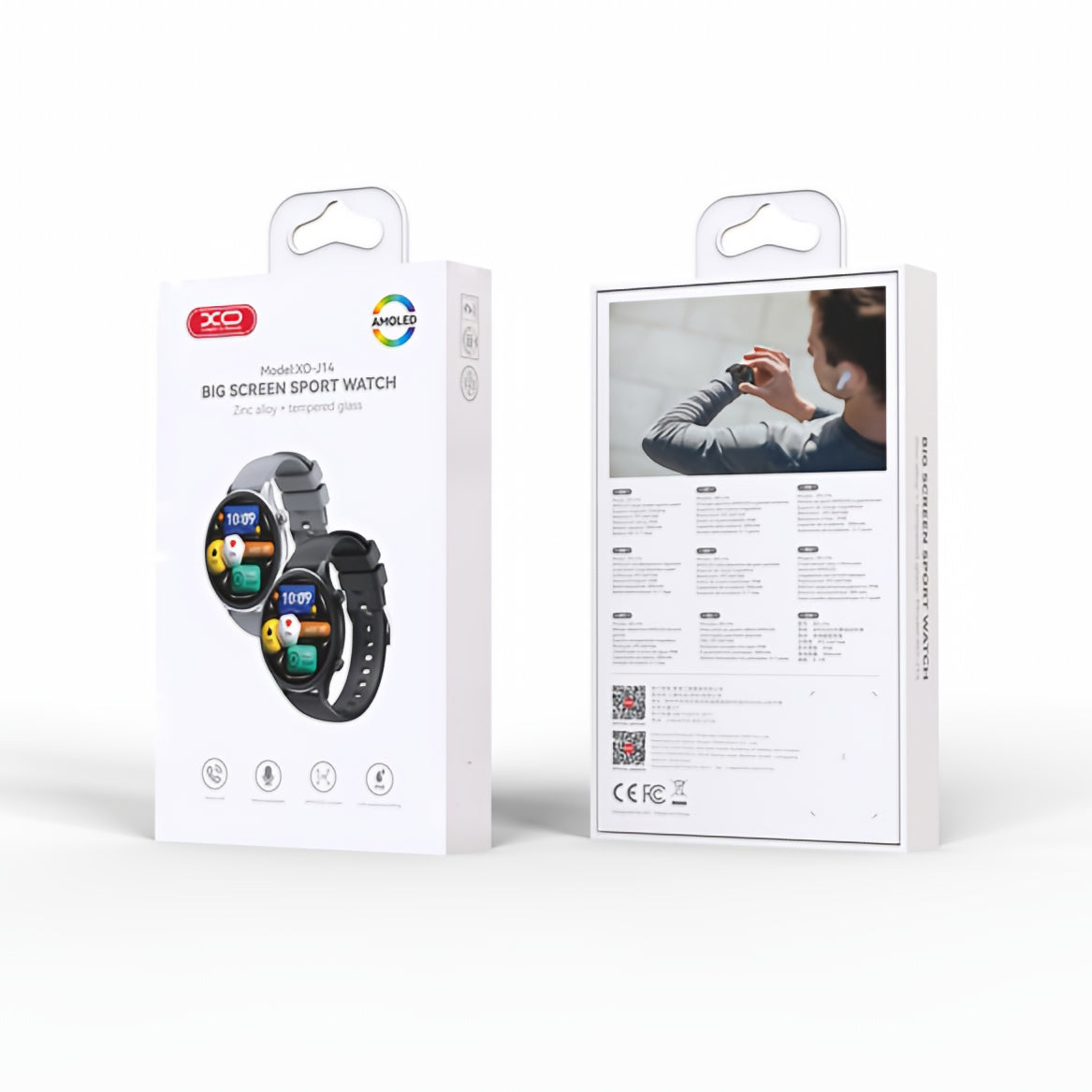 Smartwatch XO Design J14 Call, Schwarz