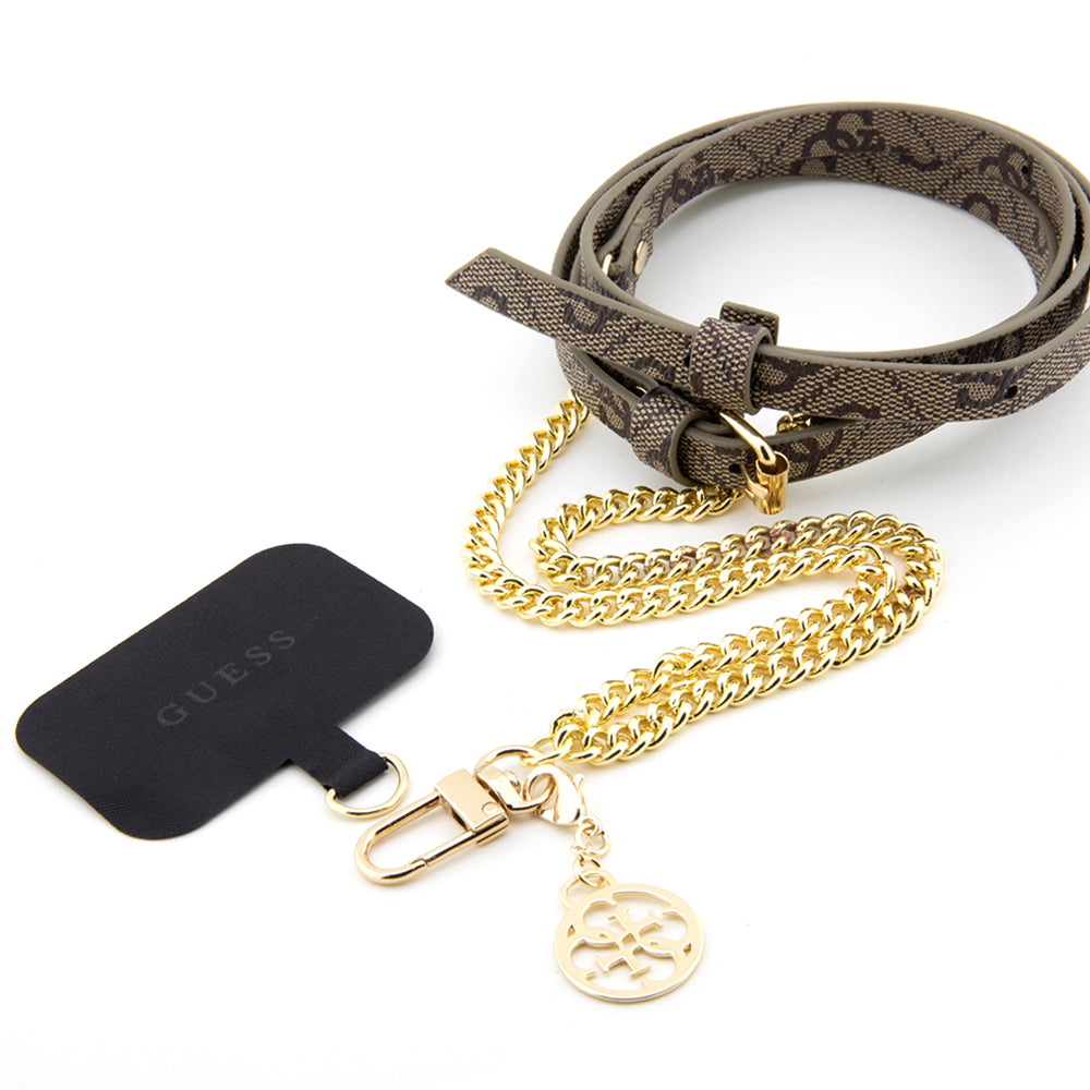 Handykette Guess 4G Chain CBDY, Braun