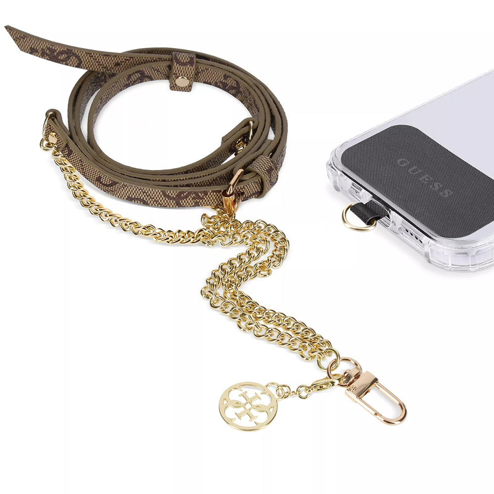 Handykette Guess 4G Chain CBDY, Braun