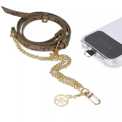 Handykette Guess 4G Chain CBDY, Braun