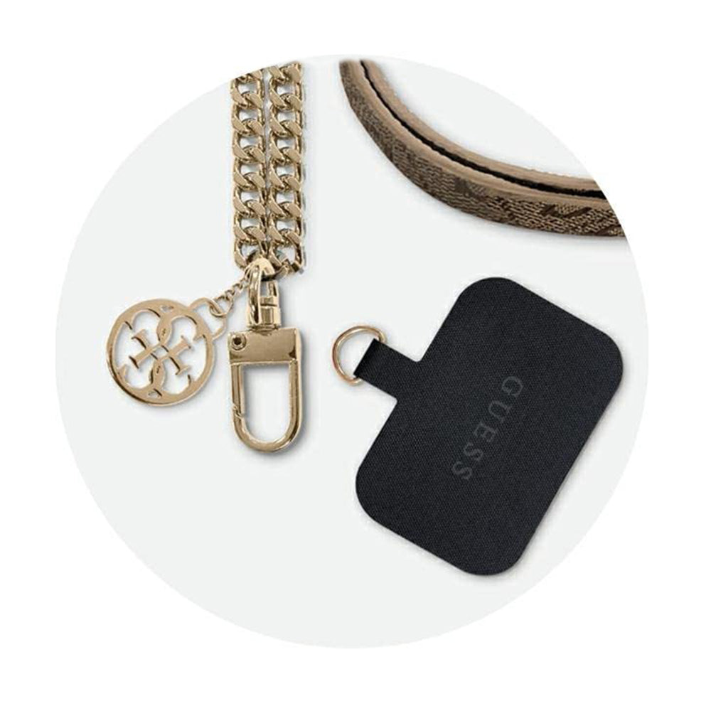 Handykette Guess 4G Chain CBDY, Braun