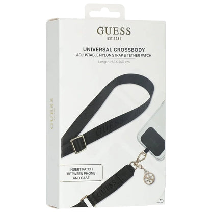 Guess Link Snap Telefonkordel, Schwarz