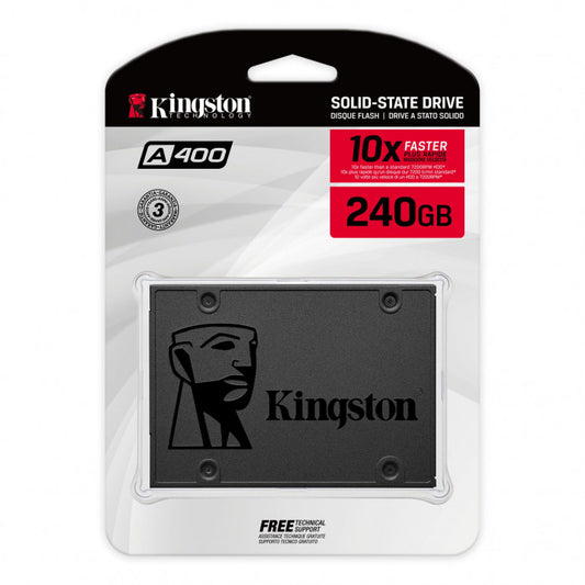 Solid State Drive (SSD) Kingston A400, 240GB, 2,5 Zoll, SATA III SA400S37/240G