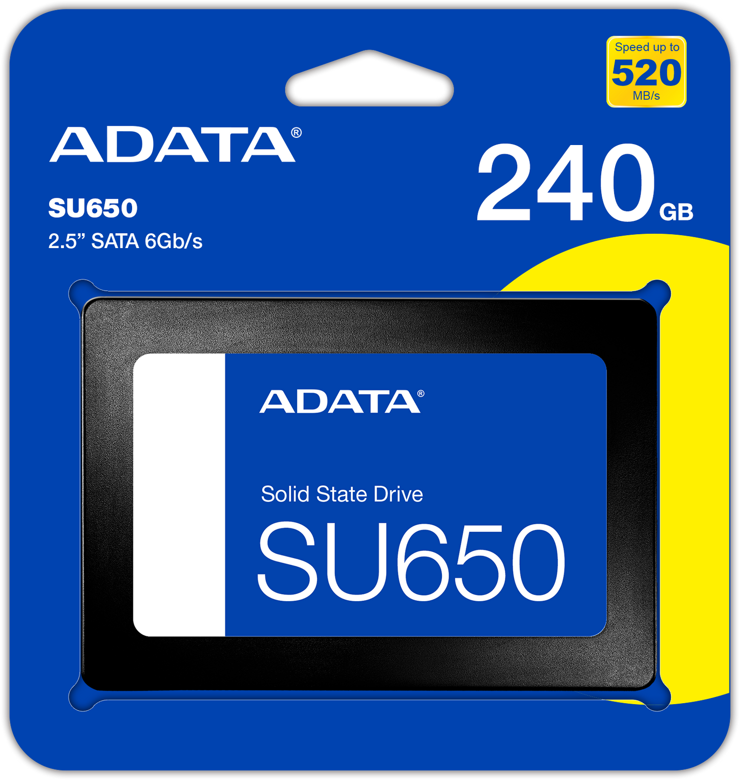 Solid State Drive (SSD) Adata SU650, 2,5 Zoll, 240 GB, SATA III ASU650SS-240GT-R