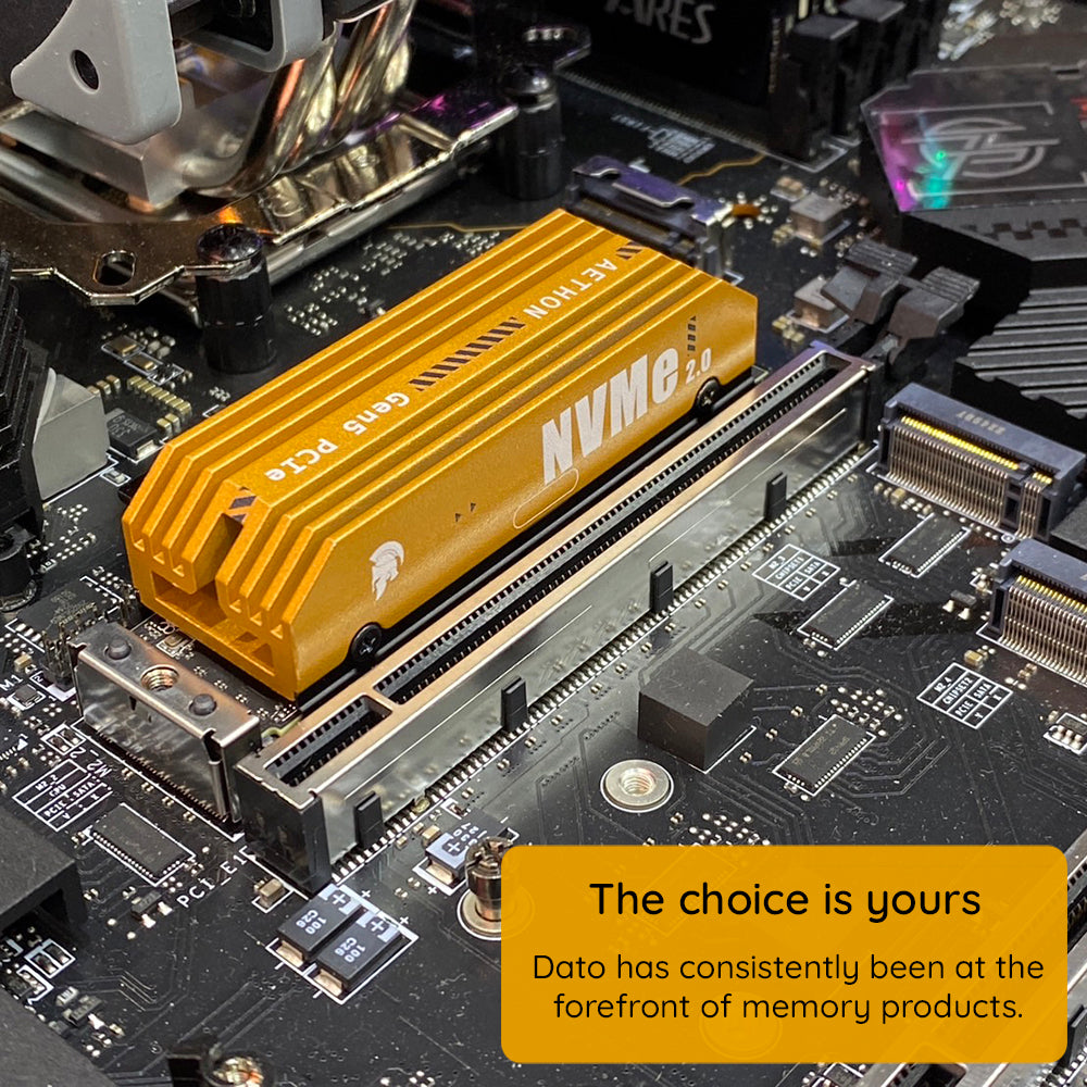 Solid State Drive (SSD) Dato Ares Aethon, NVME M.2, PCIe Gen5x4, 1TB, Schwarz ARSAT-1TB