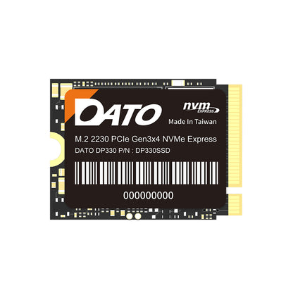 Solid State Drive (SSD) Dato DP330, NVME M.2 2230, PCIE Gen3x4, 2TB, Schwarz DP330SSD-2TB