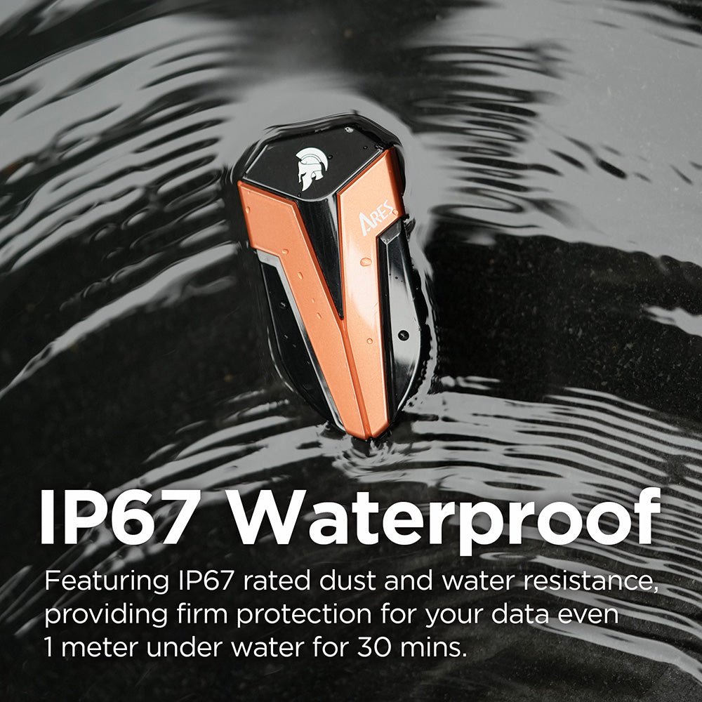 Solid State Drive (SSD Extern) Dato Ares Amber Shield, 2TB, Schwarz ARSASE-2TB