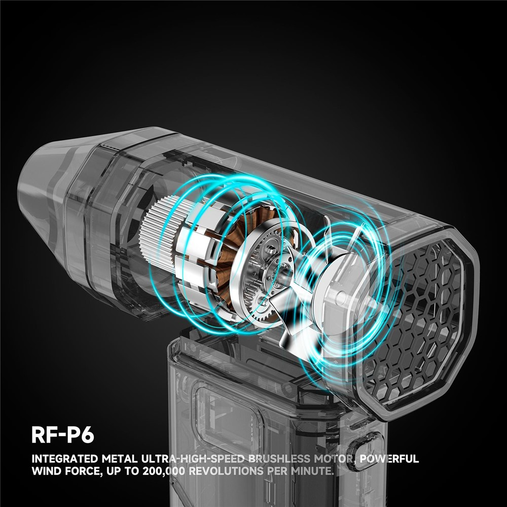 Luftgebläse RF4 RF-P6, Schwarz