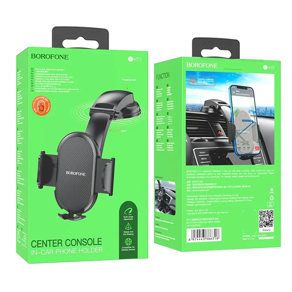 Autohalterung Borofone BH73 Charm, Universal, Schwarz