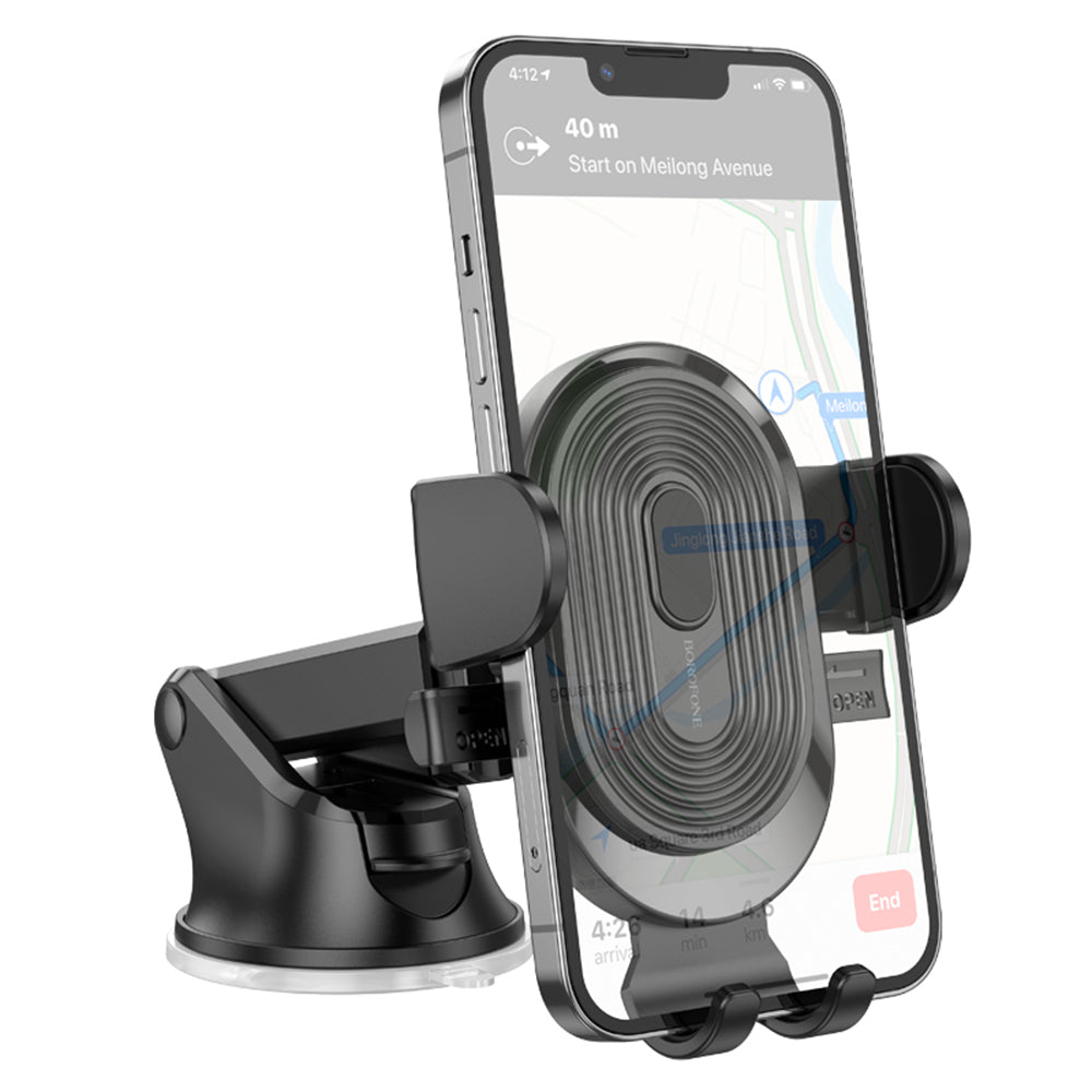 Autohalterung Borofone BH85 Experience, 4,7 Zoll - 7 Zoll, Schwarz