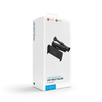 Auto-Kopfstützenhalter Fixed Tab Passenger 2, 7 Zoll - 13 Zoll, Schwarz