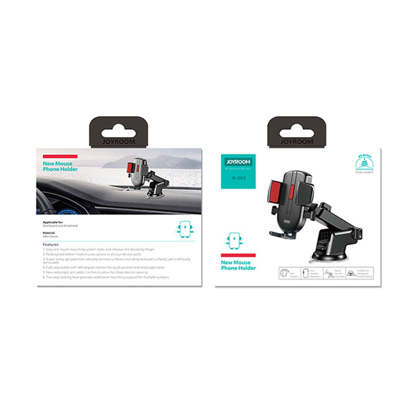 Autohalterung Joyroom JR-OK3, 4 Zoll - 6,7 Zoll, Schwarz