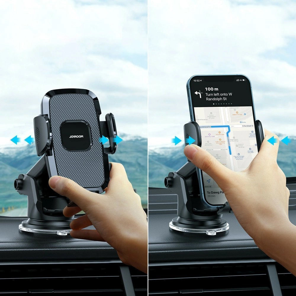 Joyroom JR-ZS259-2 Dash Car Holder, 4.7inch - 6.9inch, Black