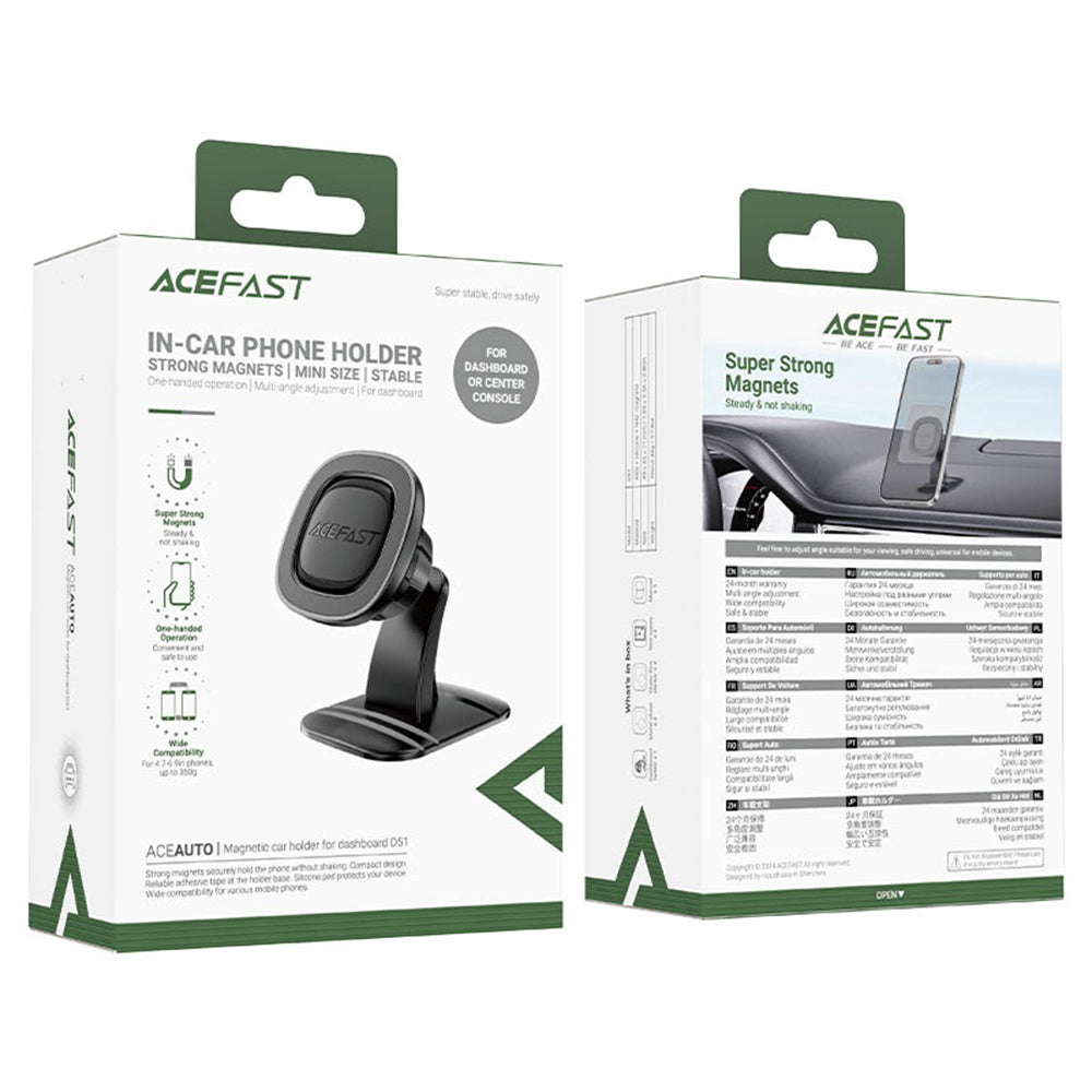 Magnetische Autohalterung Acefast D51, Universal, Schwarz