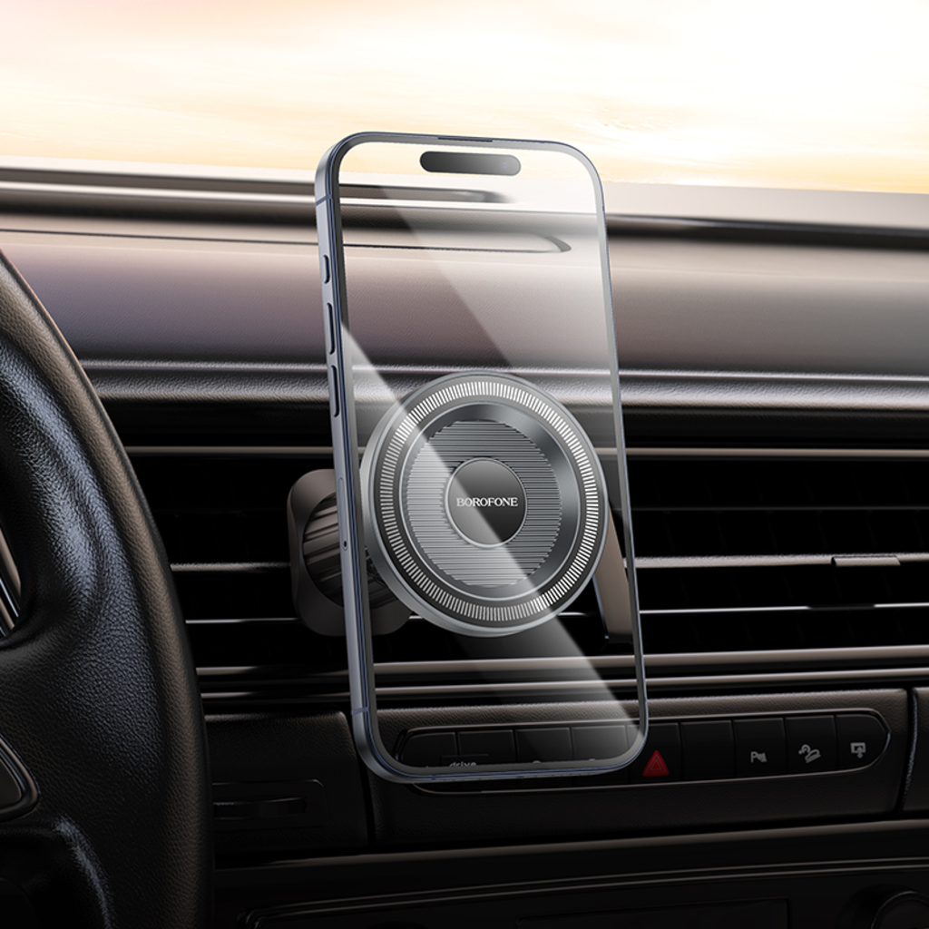 Magnetische Autohalterung Borofone BH122 Profit, 4,5 Zoll - 7 Zoll, Schwarz
