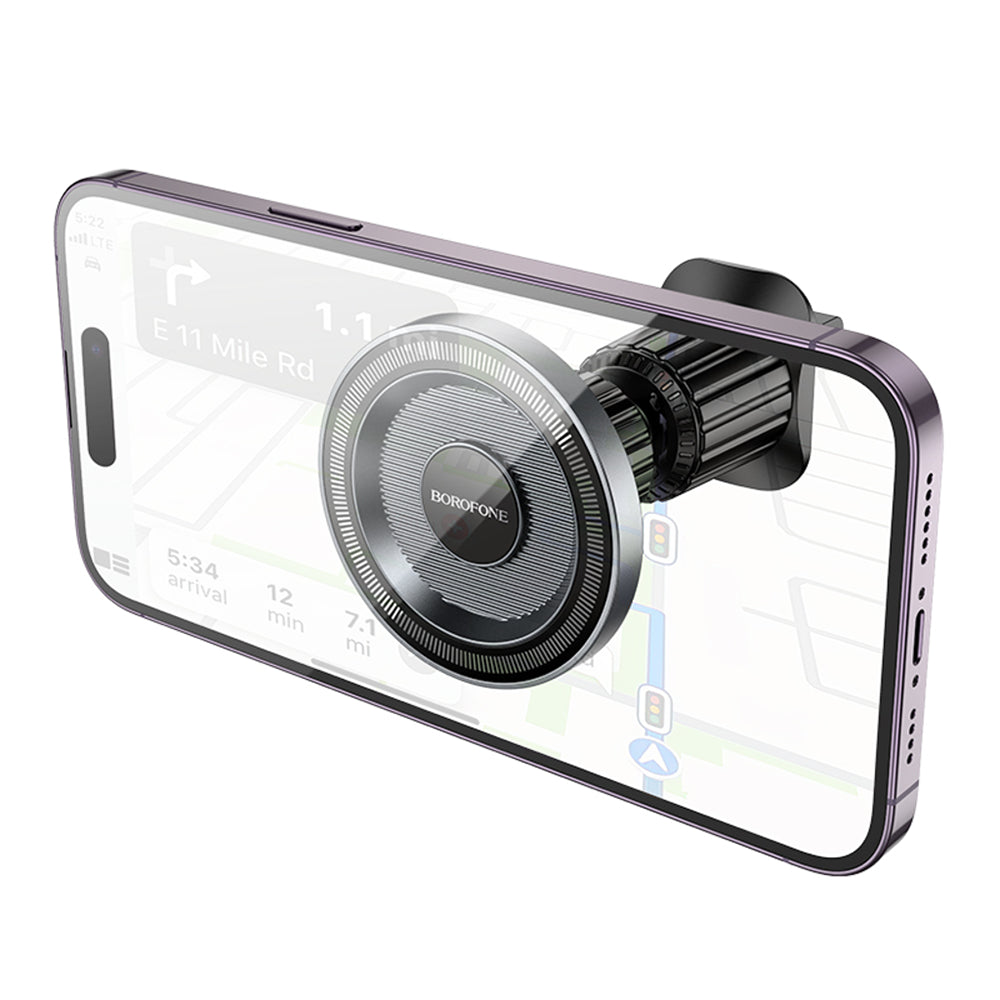 Magnetische Autohalterung Borofone BH122 Profit, 4,5 Zoll - 7 Zoll, Schwarz
